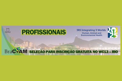 BraCVAM oferece inscrições gratuitas para Congresso Mundial de Métodos Alternativos