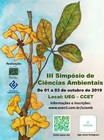  III Simpósio de Ciências Ambientais, evento promovido pelo Programa de Pós-Graduação em Recursos Naturais do Cerrado.