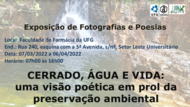  Exposição de Fotografias e Poesias Cerrado