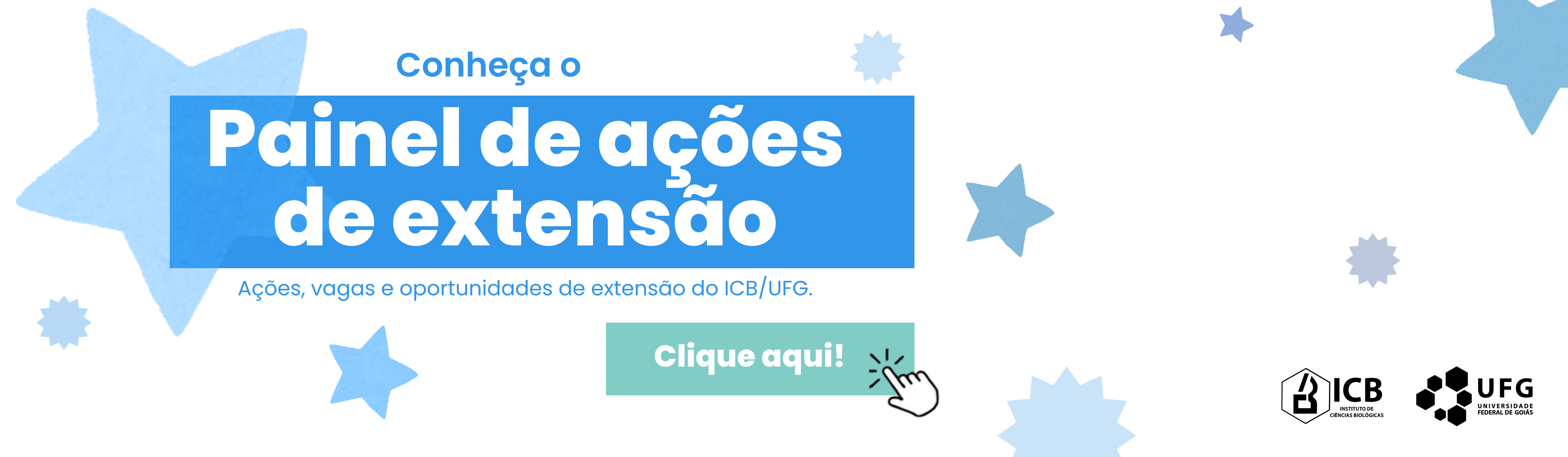 Banner das ações de extenção
