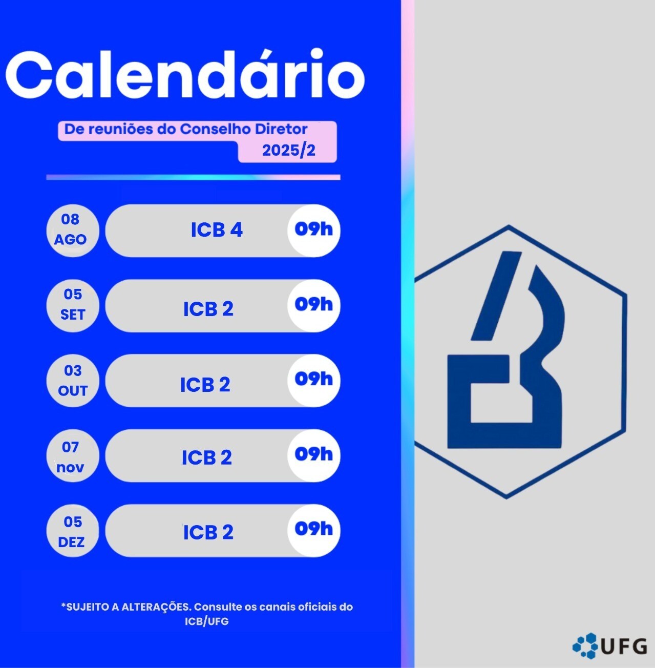 CALENDARIO DE REUNIOES CD 2025 2 