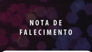 nota de falecimento