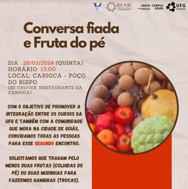 Conversa fiada e fruta do pé