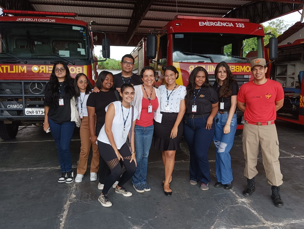 Visita Técnica ao Corpo de Bombeiros