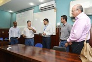 Diretores se reunem para troca de experências. Diretores se reunem para troca de experências.